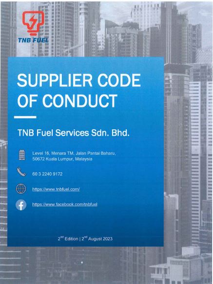 TNBF Supplier Code of Conduct